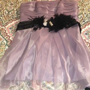 Purple party dress